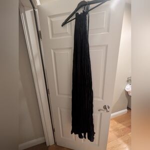 DISSH Black Halter Backless Dress